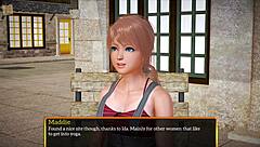 blonde gets big tits in my new family