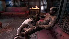 Fallout 4 Brunette Gets Banged in Power Armor
