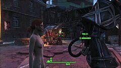 Fallout 4 Brunette Gets Banged in Power Armor