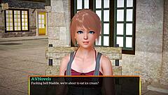 blonde gets big tits in my new family