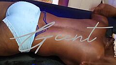 She got this spacious massage, y'know, and it included a little 18+ fingering bit too.