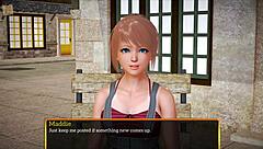 blonde gets big tits in my new family