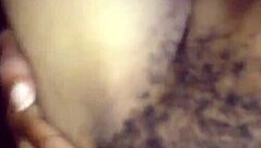 Ebony Girl Takes Monster Cock Cumshot