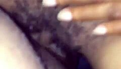 Ebony Girl Takes Monster Cock Cumshot