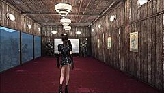 Fallout 4 fans explore fashion number 203 with special wardrobe 9 in part 1! This cute brunette 3D anime style shines.