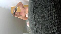 daisy marie is getting anal fucked hard, left side view in this intense sex session