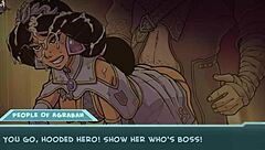 Akaburs Yıldız Kanal 34 Bölüm 60 Jasmine'i Fantezi Sahnesinde Gösteriyor