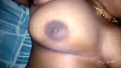 desi girl bounces huge boobs while fucking