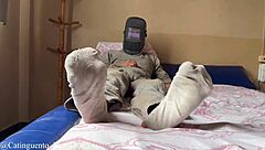 trailer for gay amateur blowjob with feet fetish in hotel room.