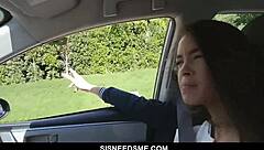 caught in an awkward moment with step-brother