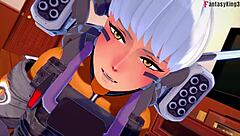 valkyrie blowjob pov contrasts with apex legends fantasy