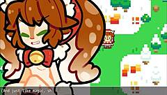 Poppy from LoL gets covered in hot cum for Christmas.