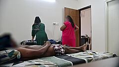 Dick flashing incident with two maids at once