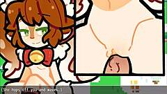 Poppy from LoL gets covered in hot cum for Christmas.