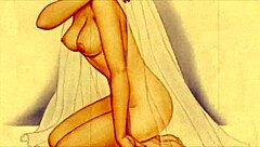 i-i love these vintage erotic drawings, they're so hot