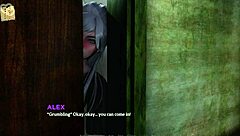 in eternum 189, characters say, 'explore this hentai game world together'