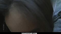 caught in an awkward moment with step-brother