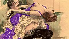 我的秘密生活展开在狂野的复古色情场景中