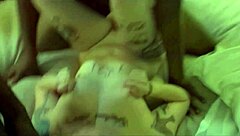 Breezy Gets Turned Out by Homies with Skinny Petite Body in Rough Interracial Group Creampie