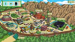 ninja slut ready to serve with big tits handjob