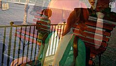 My bully is my lover playing intense game with homemade lover action