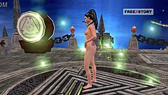 An Indian bhabhi explores sexy poses in animated cartoon porn