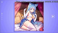 i watch my hentai girl slowly undress for meee