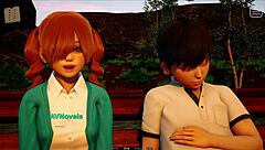 My bully is my lover playing intense game with homemade lover action