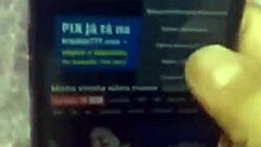 filling up that ebony brunette's pussy with cum