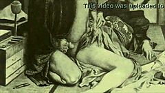 vintage sketches hint at steamy, forbidden desires from the past