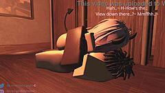 Bakery worker earns a rough doggystyle creampie for 1k special tip