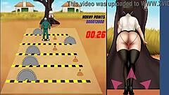 Squit horny, she says while getting anal in hentai