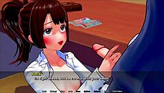 Lewd town adventures part 1, with blowjobs and gangbang