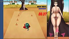 Squit horny, she says while getting anal in hentai