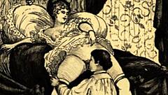 Vintage Erotic Drawings with Retro Anime Style