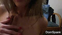 cute european girl performs during casting