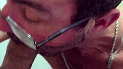 orgy of latino gay guys in blow job frenzy