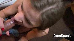 cute european girl performs during casting