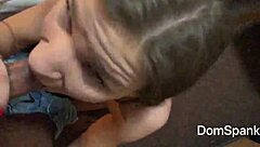 Gadis Eropah comel persembahan casting panas