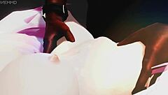 Miku Craves a Massive BBC in Her Tight Animated Body