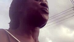 crazy bitch heads to supermarket for a lighter to smoke