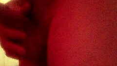 Gay man masturbates with hard cock and ass