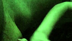 Petite girlfriend gives handjob to friend