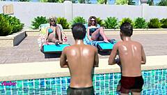 A Wife and Stepmother in Erotic Game Missing Scenes 24