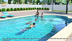 A Wife and Stepmother in Erotic Game Missing Scenes 24