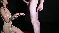 Nasty Stunner Gets Sperm Shot On Her Face Sucking All The Jizz In Blowbang Pov Facial Bukkake