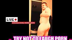 Try Not To Laugh At This Silly Cocksucking Homogoon!