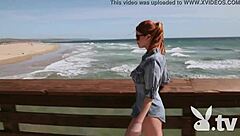 Leanna Decker strips for Playboy dream shoot