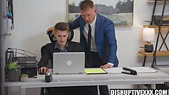 dude, me n’ my buddy got into some hot gay action at the office!