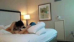 Hey, can this hot petite woman handle sucking that huge dick?